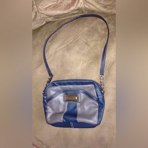Rossetti Tan/ Navy Blue Crossbody Style Purse